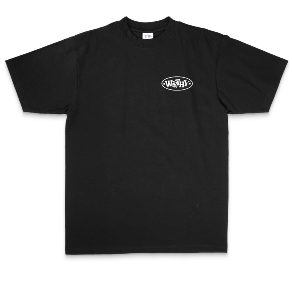 Black/White Wrthy’s Block Tee